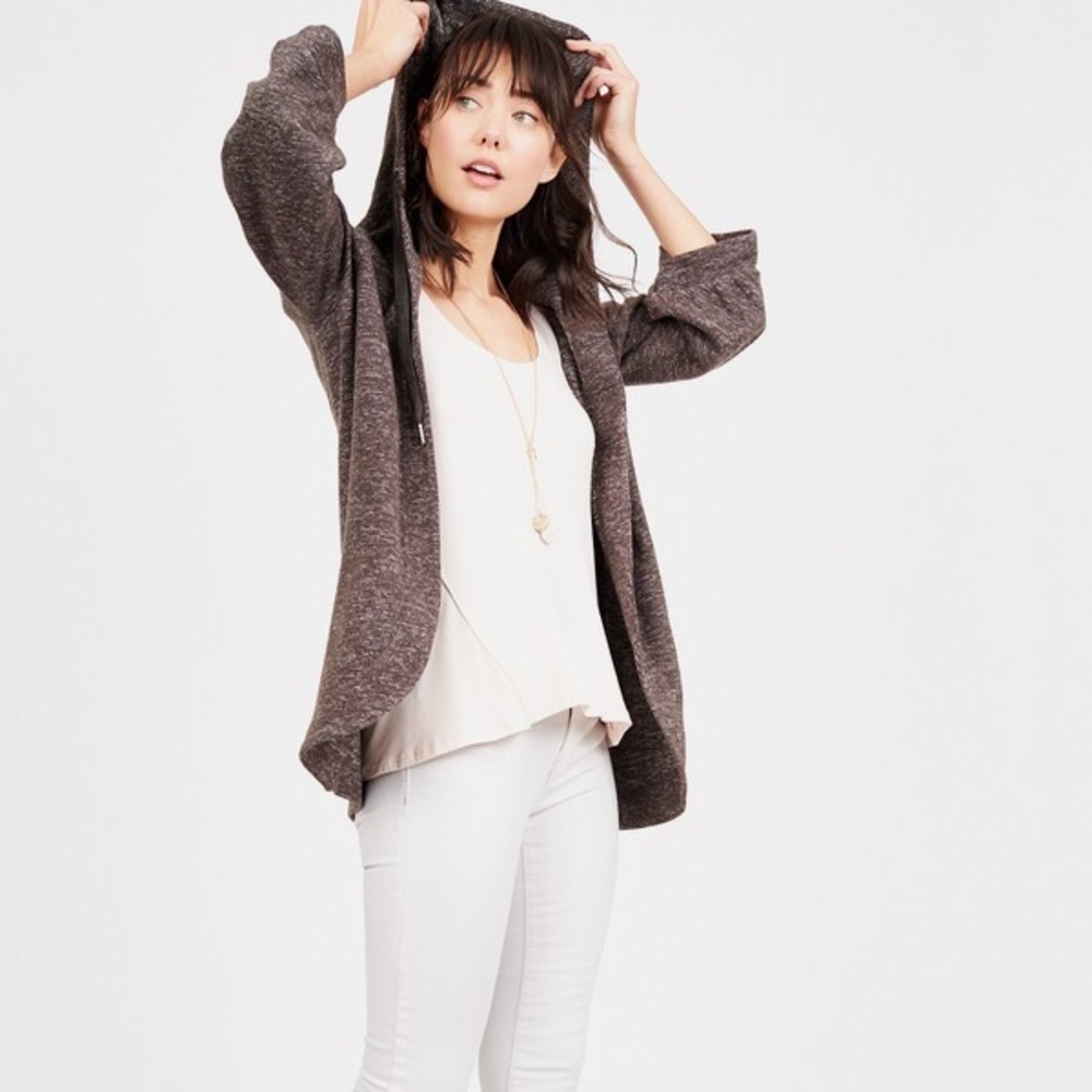 Oversized hooded sweater